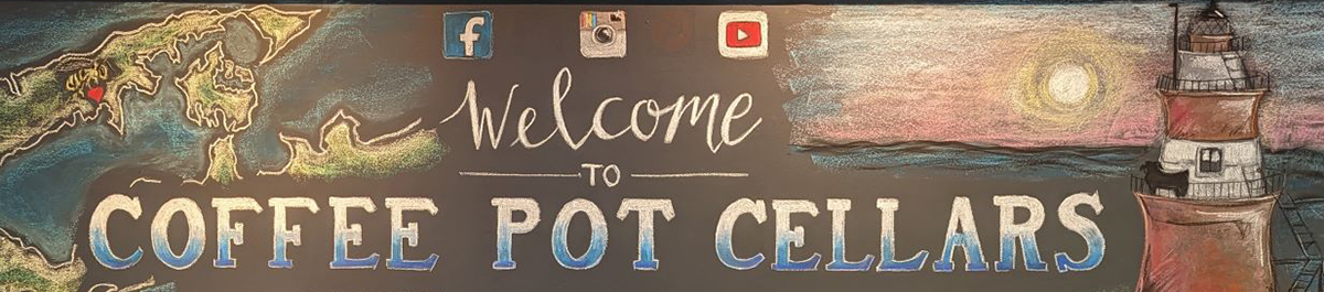Welcome to Coffee Pot Cellars Banner